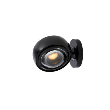 Optic Blank Svart Vägglampa