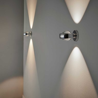 Optic Krom Vägglampa